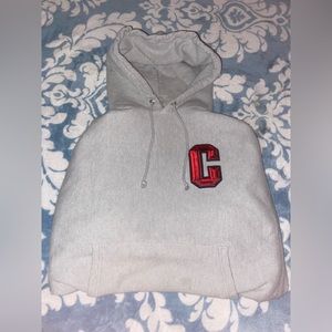 champion "C" reverse weave hoodie